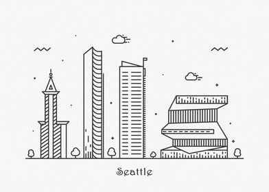 Seattle City Skyline