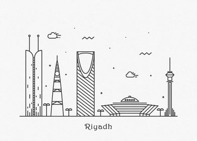 Riyadh City Skyline