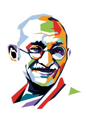 Mahatma Gandhi pop art