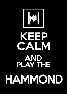 Keep Kalm Play the Hammond