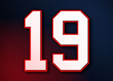 19 Jersey Patriot Patriots