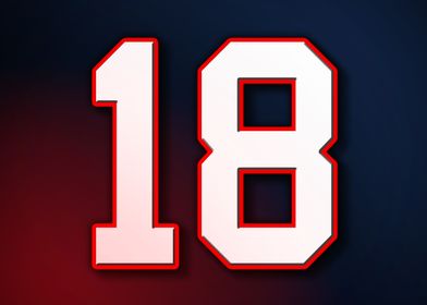 18 Jersey Patriot Patriots