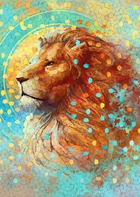 Lion Art wallpaper 