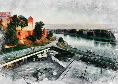 Krakow city Wawel