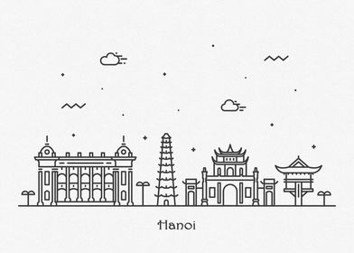 Hanoi City Skyline