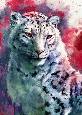 Snow Leopard Art