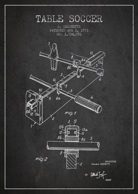 Table Soccer Game Patent