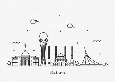 Astana City Skyline