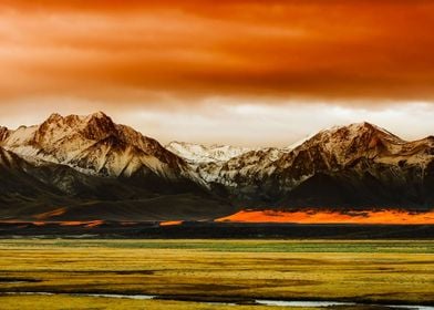 Amazing Mountain Sunset