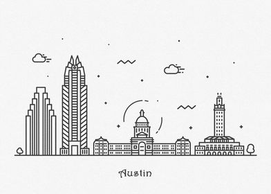 Austin City Skyline