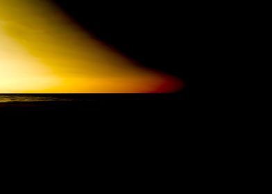 abstract deserted beach 