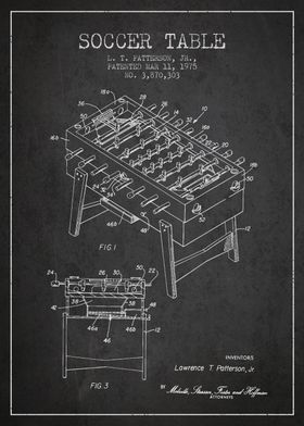 Soccer Table Patent