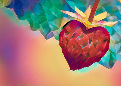 heart strawberry love