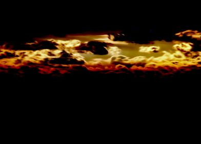 abstract sunset on beach 