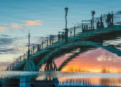 Reflection of bridge