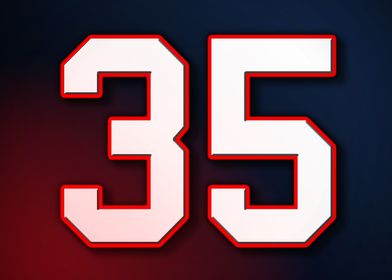 35 Jersey Patriot Patriots