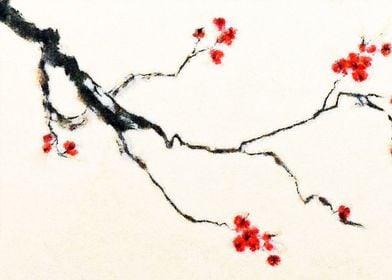 Cherry branch