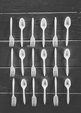 fork and spoon