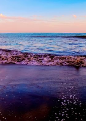 sunset at the beach