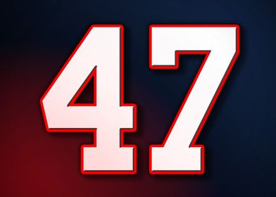 47 Jersey Patriot Patriots