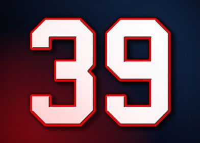 39 Jersey Patriot Patriots