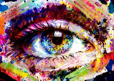 Colorful Eye Art