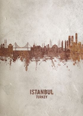 Istanbul Turkey Skyline