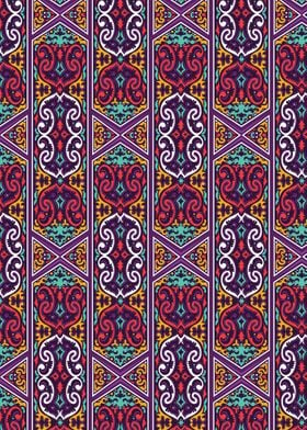borneo colorful pattern