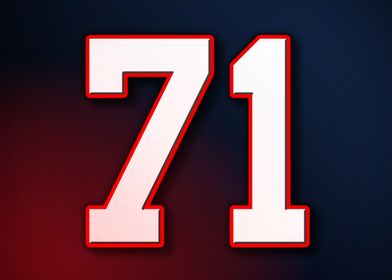 71 Jersey Patriot Patriots