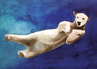 Watercolor bear