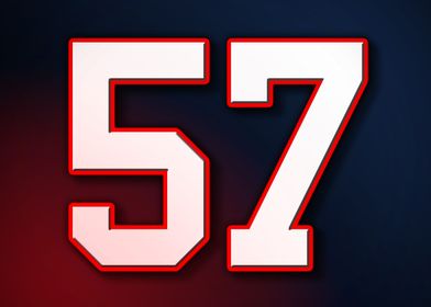 57 Jersey Patriot Patriots