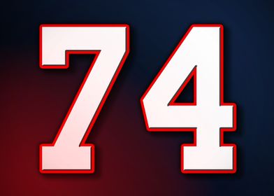 74 Jersey Patriot Patriots