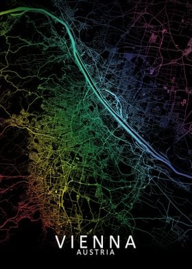 Vienna Rainbow City Map