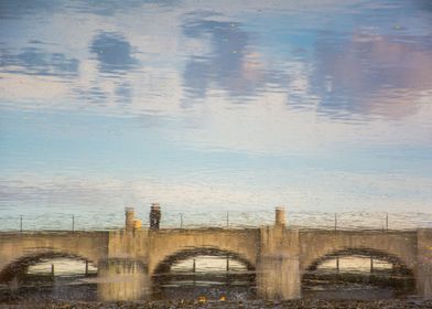 Lovers on the bridge