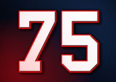 75 Jersey Patriot Patriots