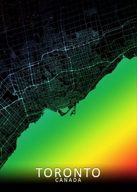 Toronto  Rainbow City Map