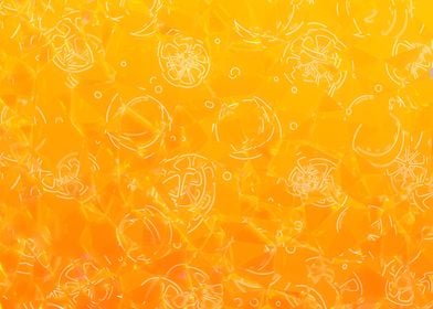 Orange Glass pattern