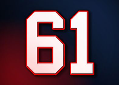 61 Jersey Patriot Patriots