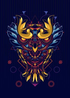 Owl Sacred Geometry 