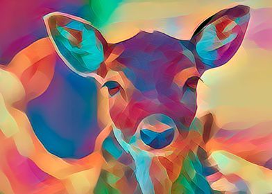 deer in the mountain