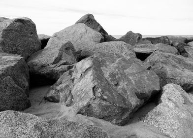 Rocks on the beach 