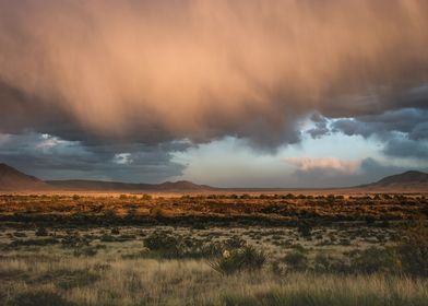 Storm Over the Desert