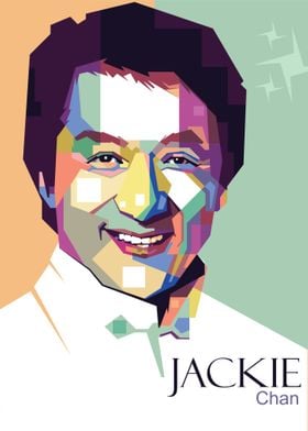 Jackie Chan Popart