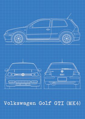 VW Golf GTi Mk4 Blueprint 
