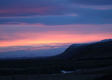 Sunset Iceland