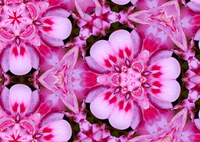 kaleidoscopic pink color 