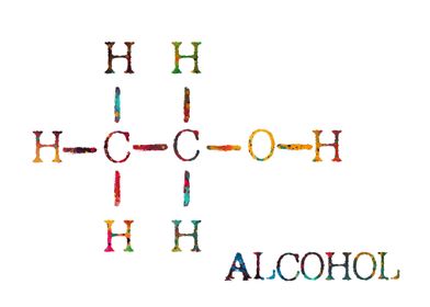 Alcohol Molecule 