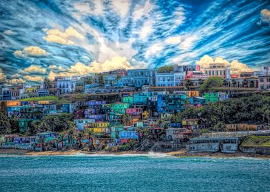 Colorful Coast of San Juan