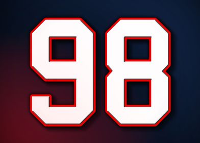 98 Jersey Patriot Patriots