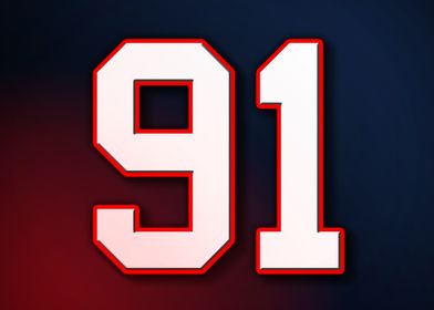 91 Jersey Patriot Patriots